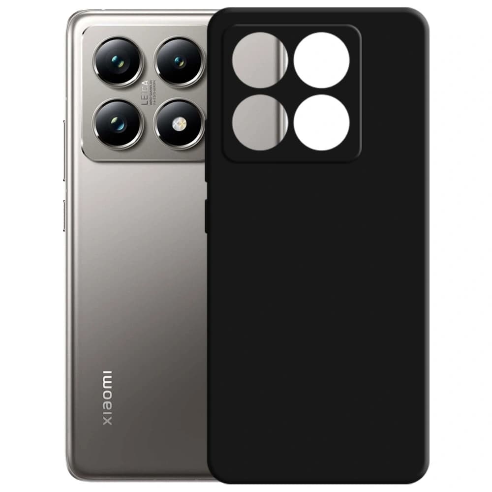 Husa din silicon 3MK pentru Xiaomi 14T Pro neagră - 5