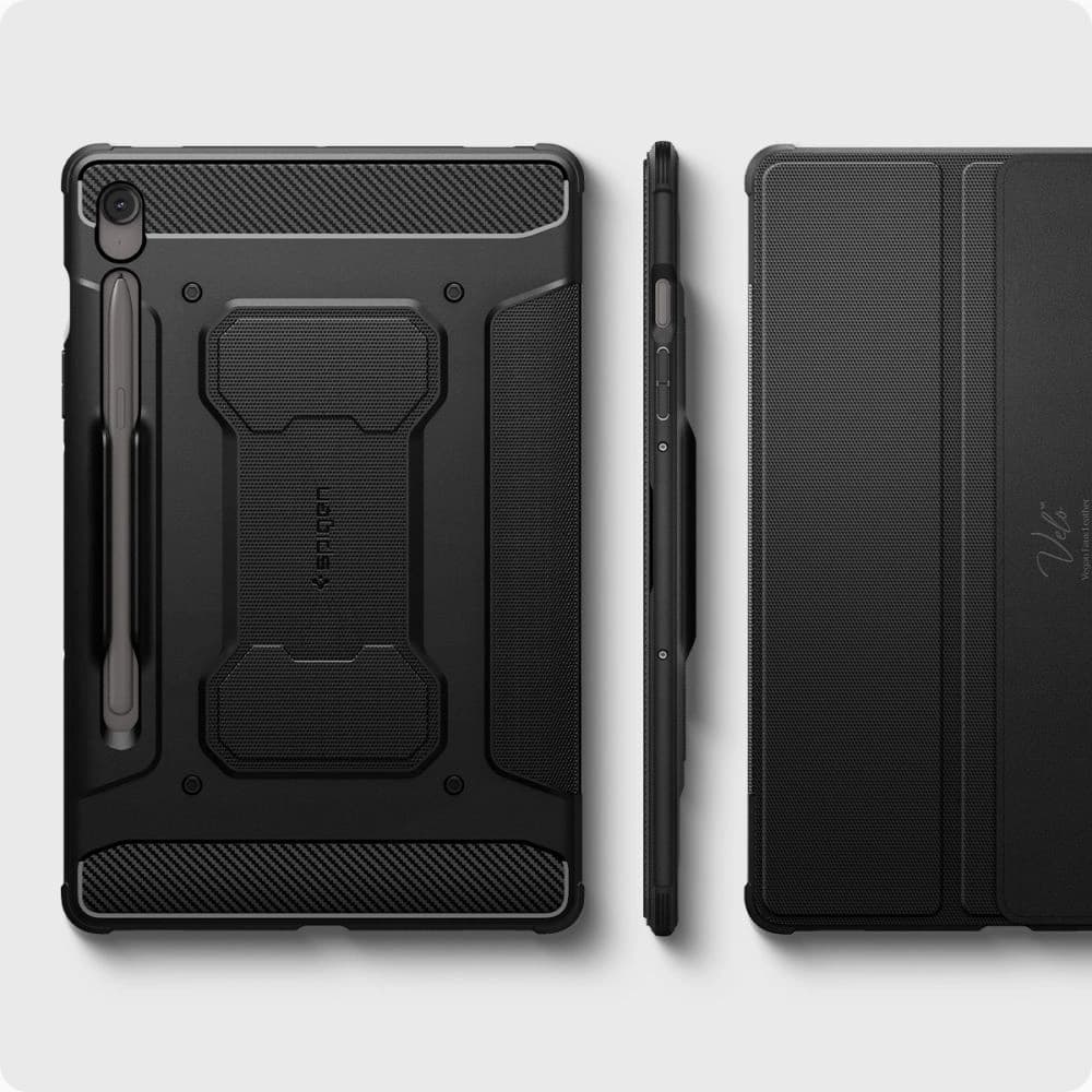 Spigen Rugged Armor Pro Samsung Galaxy Tab S9 11.0 / S10 FE 10.9 X710 / X716b / X520 / X526 Fekete - 13