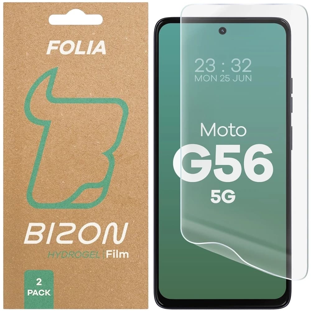 Bizon Glass Hydrogel Elülső Motorola Moto G56 5G [2 CSOMAG] - 1