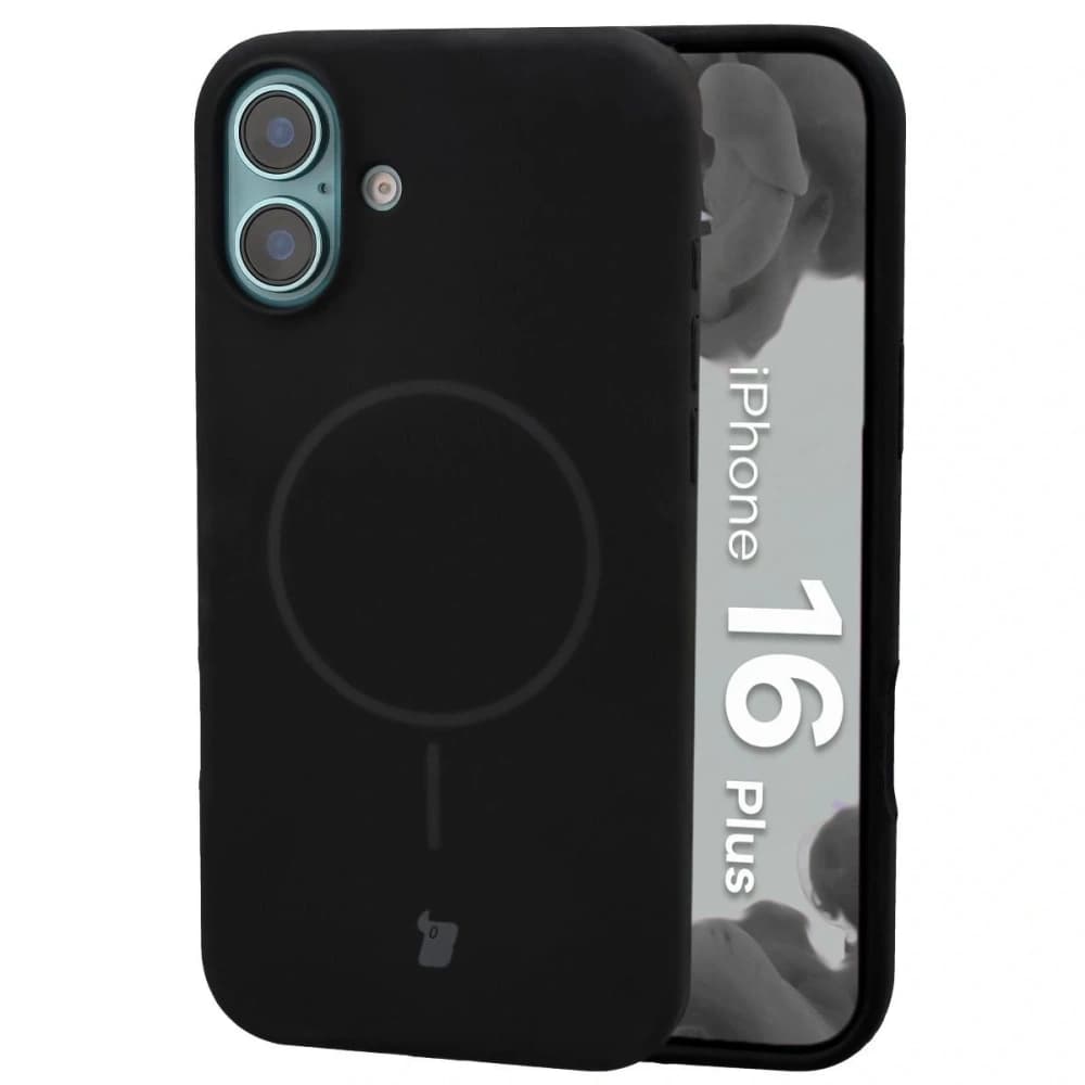 Bizon Soft Case Magnetic Apple iPhone 16 Plus fekete