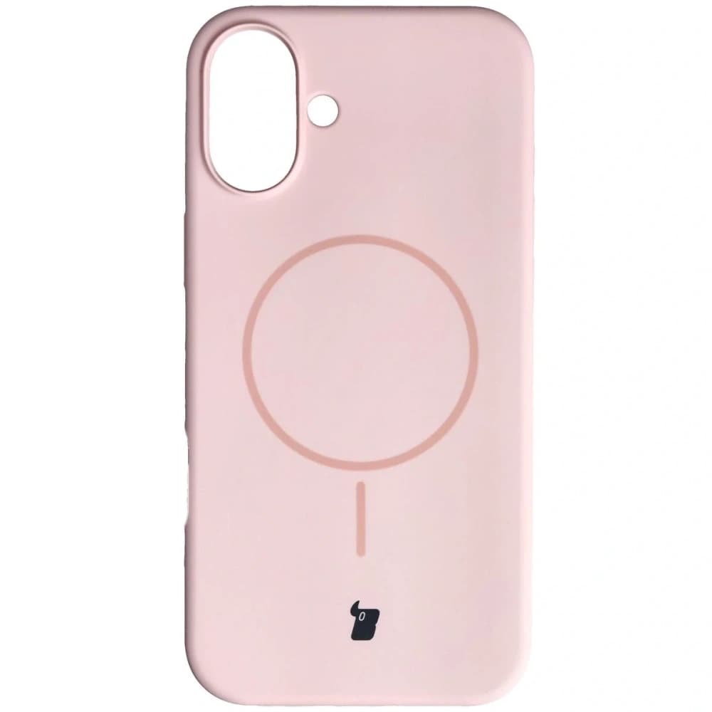 Husă moale Bizon cu magnet pentru Apple iPhone 16 Plus roz deschis - 2