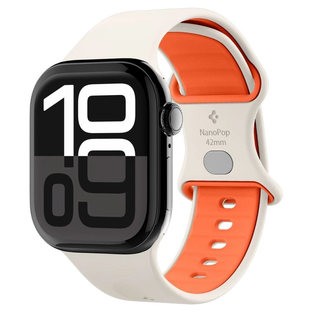 Spigen Nano Pop Apple Watch 6/7/8/9/10/SE 40/41/42mm Orange Beige - 1