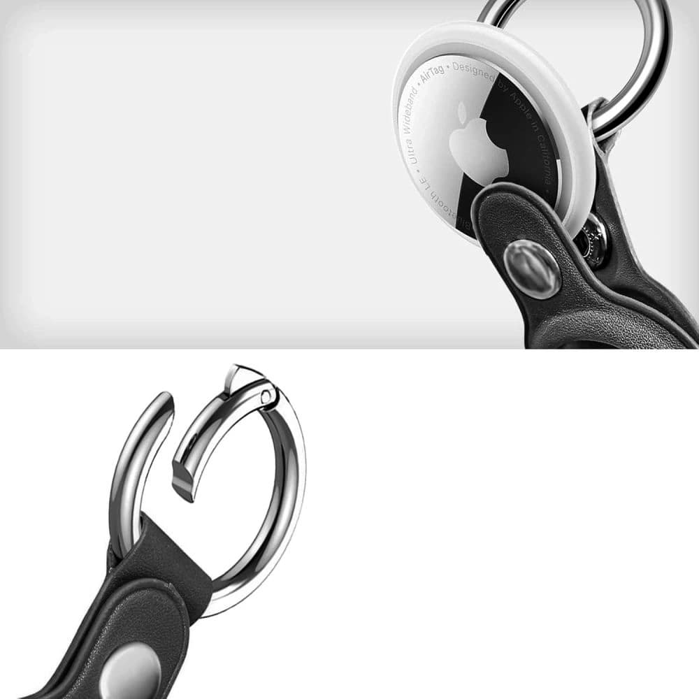 Tech-Protect NaturalFit Apple AirTag 1 / 2 Fekete - 2