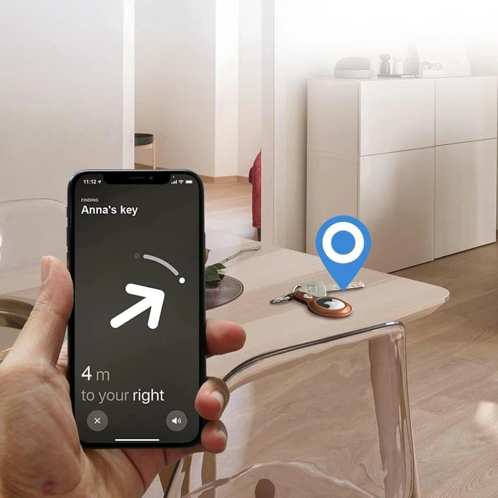 Tech-Protect NaturalFit Apple AirTag 1 / 2 Barna - 5