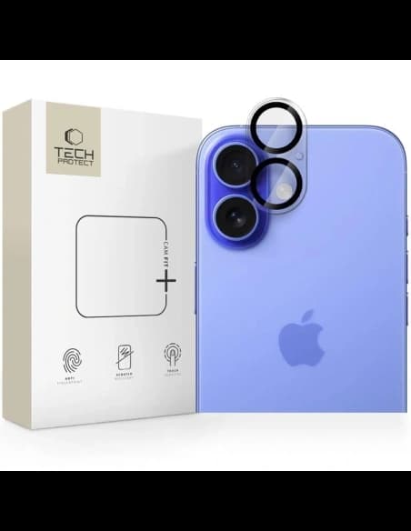 Tech-Protect Cam Fit+ Apple iPhone 16 / 16 Plus Klar