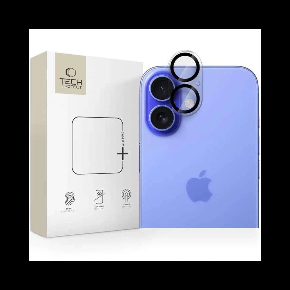 Tech-Protect Cam Fit+ Apple iPhone 16 / 16 Plus Klar - 1
