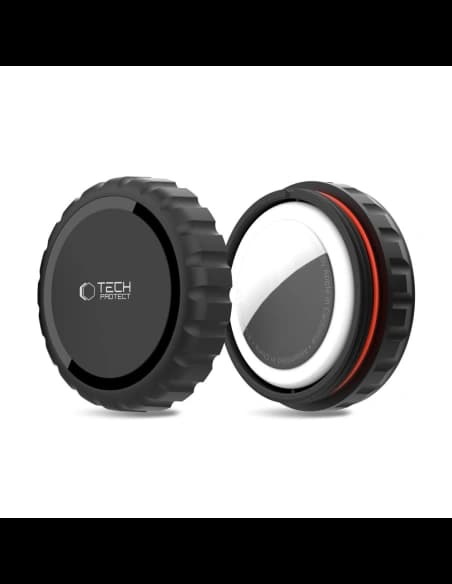 Tech-Protect 3m Pouch Apple AirTag 1 / 2 Negru
