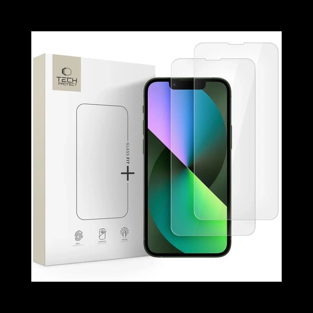 Tech-Protect Glass Fit+ Apple iPhone 13 Mini Klar [2 PACK] - 1