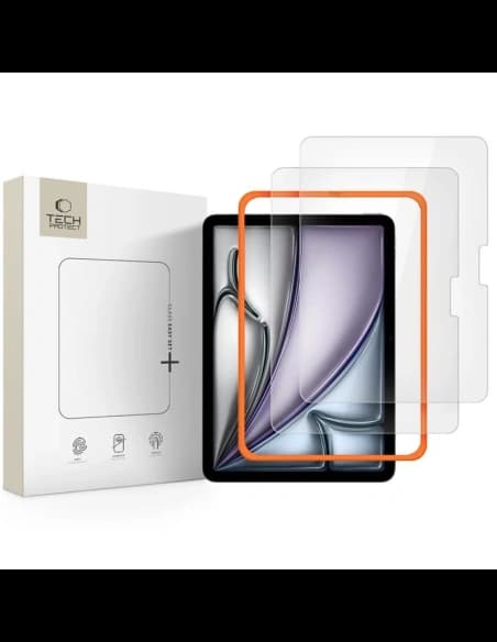 Tech-Protect Easy Set+ Apple iPad Air 11" 2024 / 11" 2025 Klar [2 PACK]