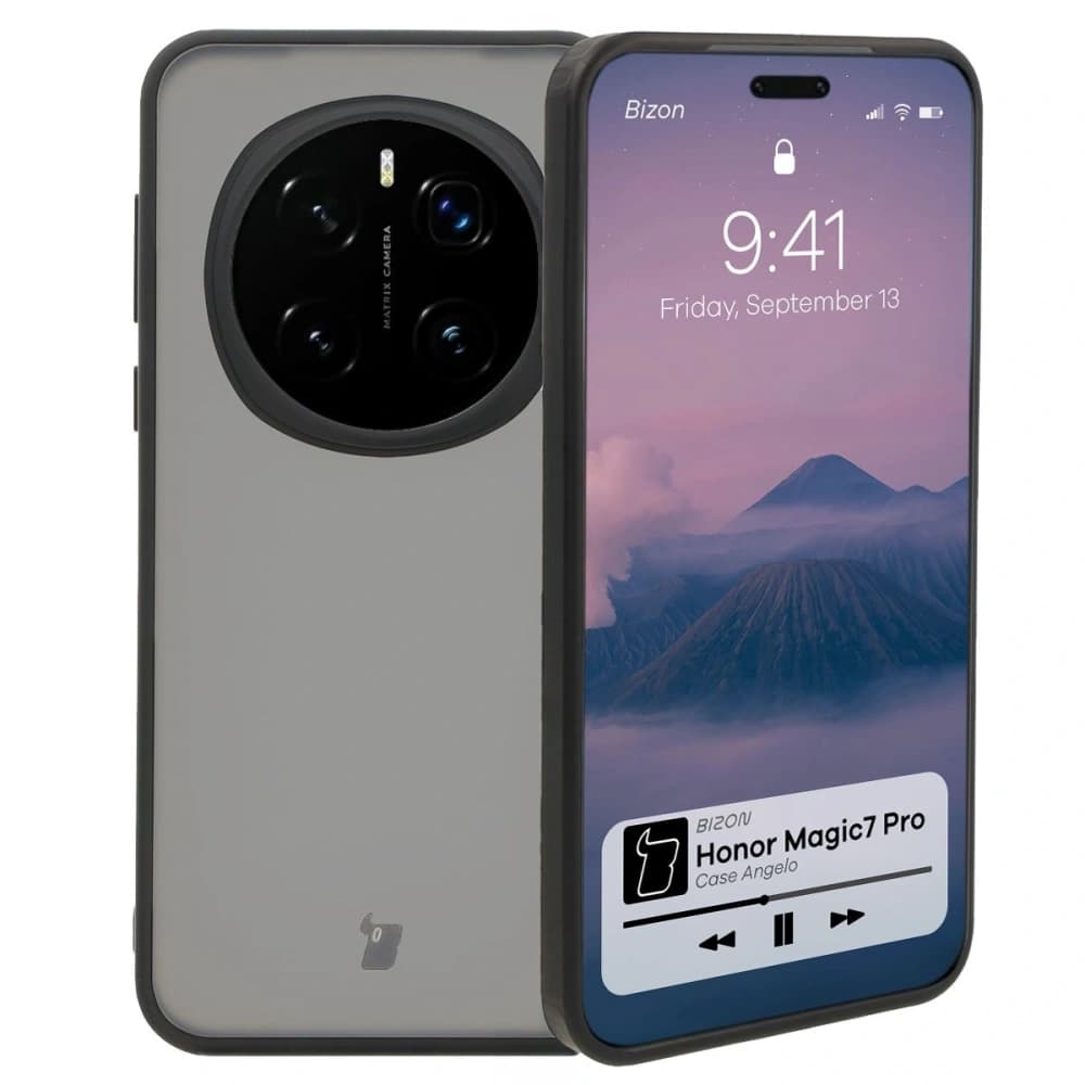 [CR] Bizon Caz Angelo Honor Magic7 Pro fumuriu cu un cadru negru - 1