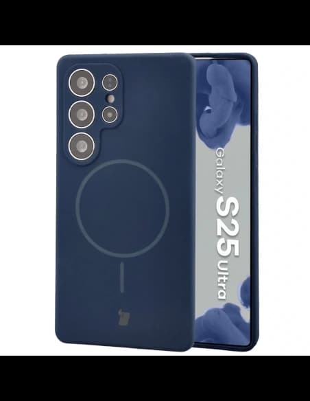 Bizon Soft Case Magnetic Samsung Galaxy S25 Ultra námořnická modř