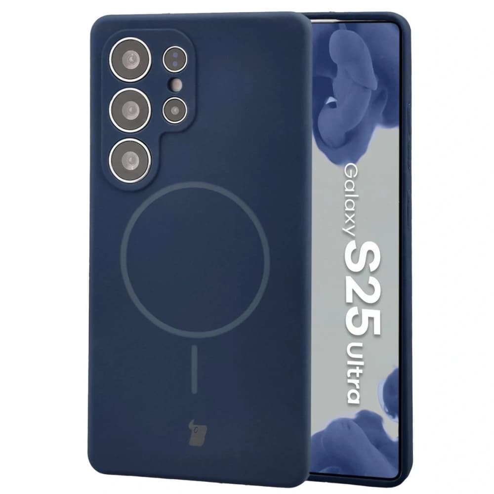 Bizon Soft Case Magnetic Samsung Galaxy S25 Ultra námořnická modř