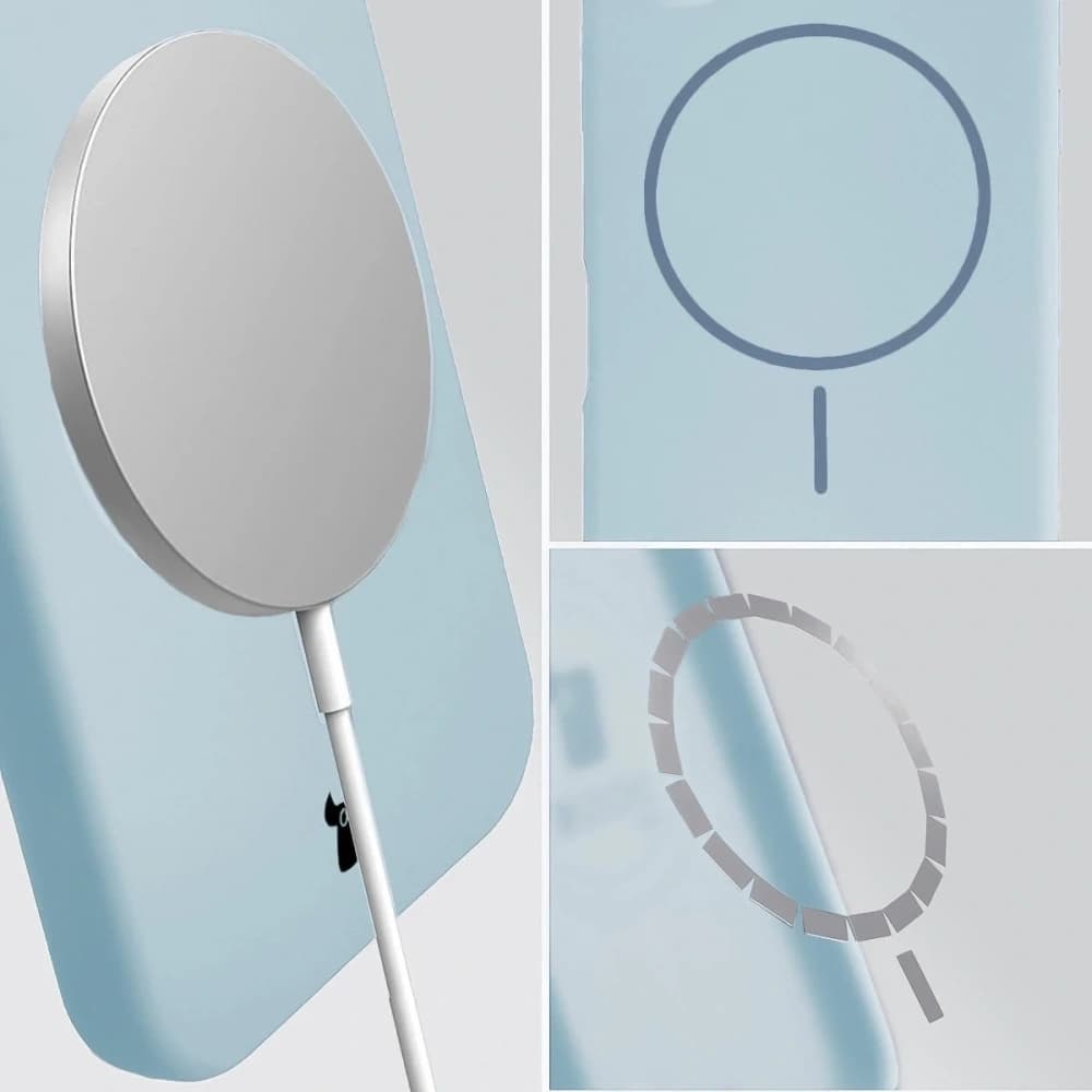 Bizon měkký obal magnetický Samsung Galaxy S25 Ultra modrý - 4