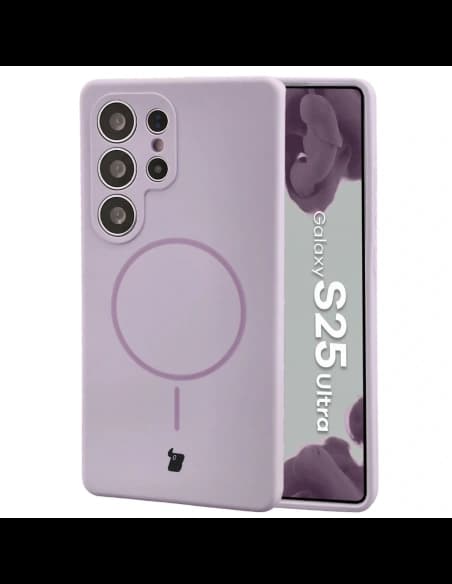 Bizon Soft Case Magnetic Samsung Galaxy S25 Ultra světle fialový