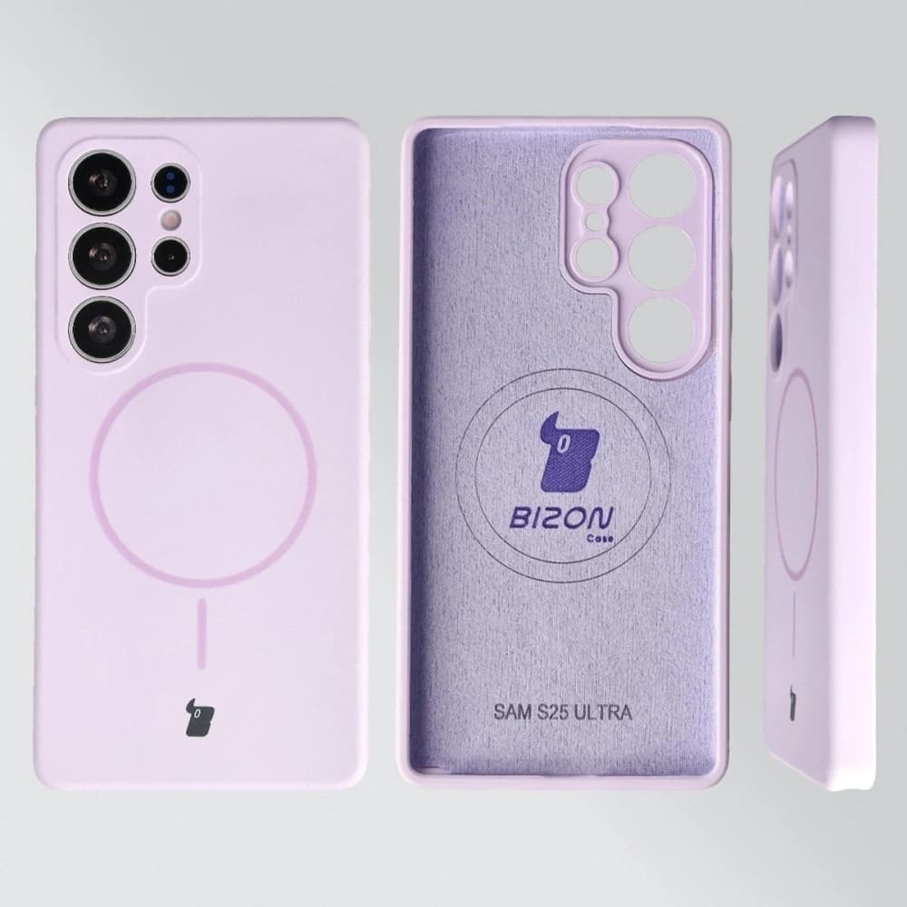 Bizon Soft Case Magnetic Samsung Galaxy S25 Ultra světle fialový - 5