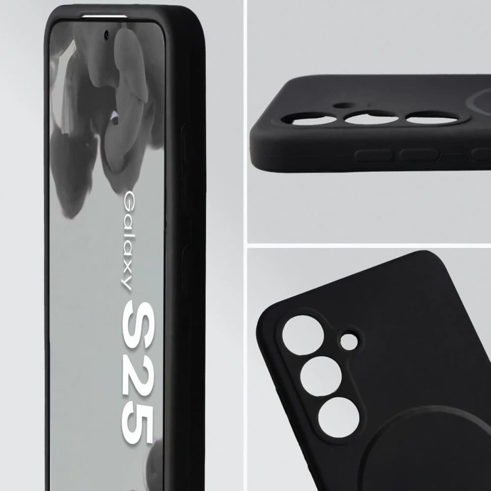 Bizon Soft Case Magnetic Samsung Galaxy S25 černý - 6