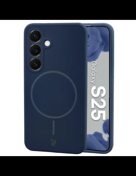 Bizon Soft Case Magnetic Samsung Galaxy S25 námořnická modř
