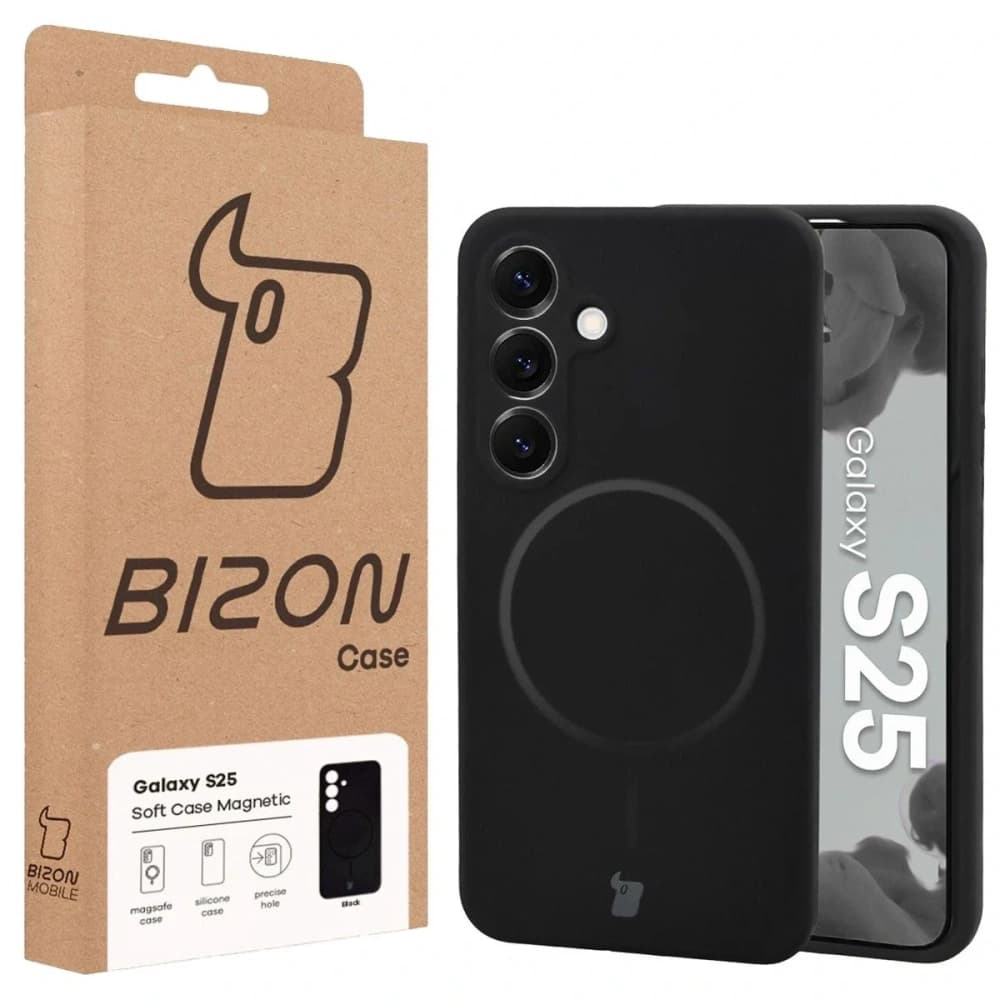Bizon Soft Case Magnetic Samsung Galaxy S25 černý - 8