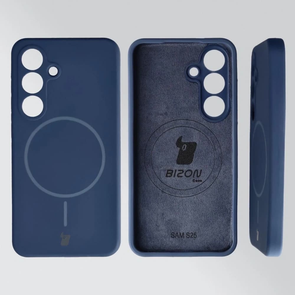 Bizon Soft Case Magnetic Samsung Galaxy S25 námořnická modř - 5