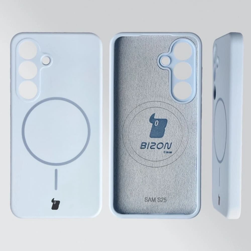 Bizon Soft Case Magnetic Samsung Galaxy S25 modrý - 5