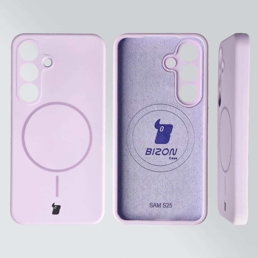Bizon Soft Case Magnetic Samsung Galaxy S25 světle fialový - 5