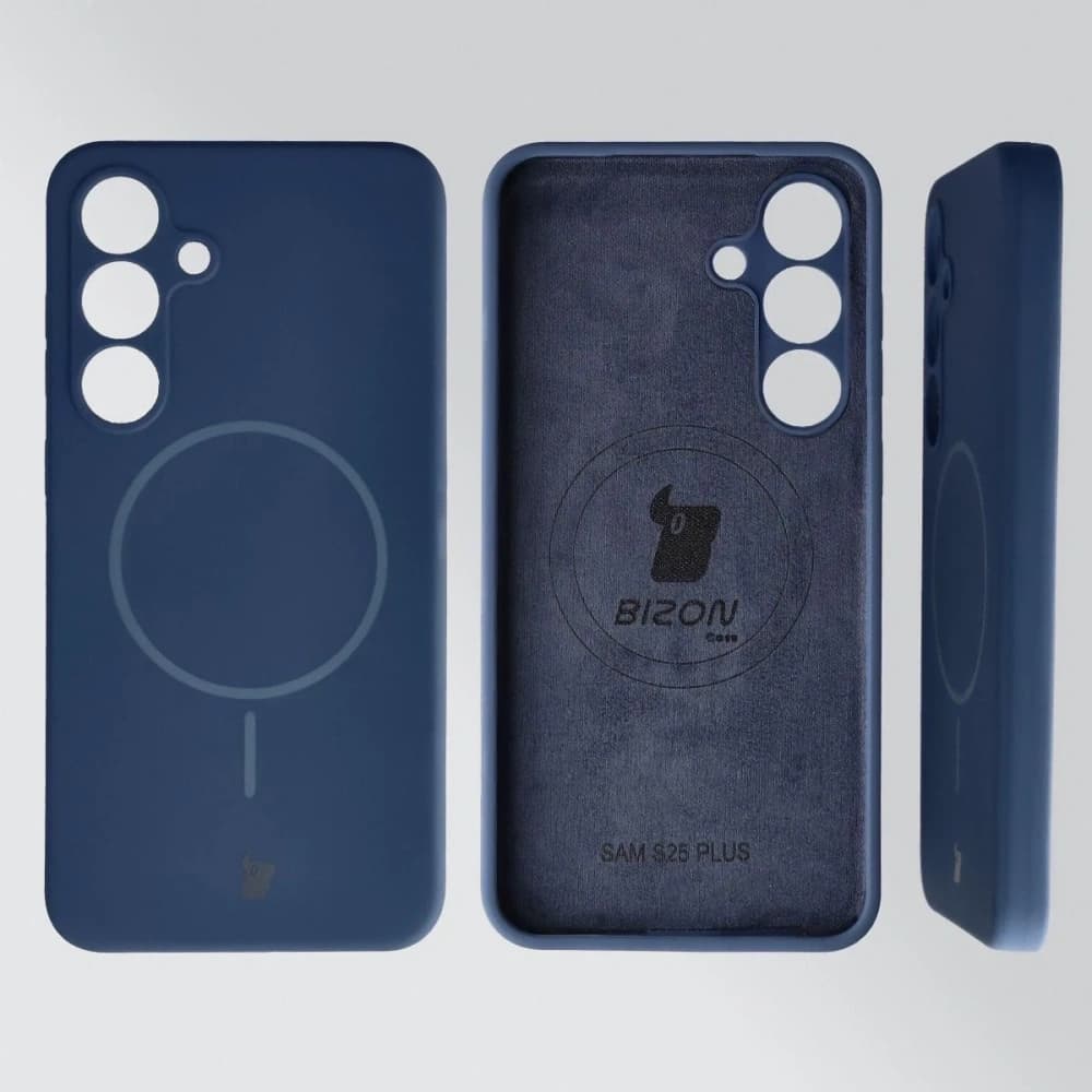 Bizon Soft Case Magnetic Samsung Galaxy S25+ Plus tengerészkék - 5