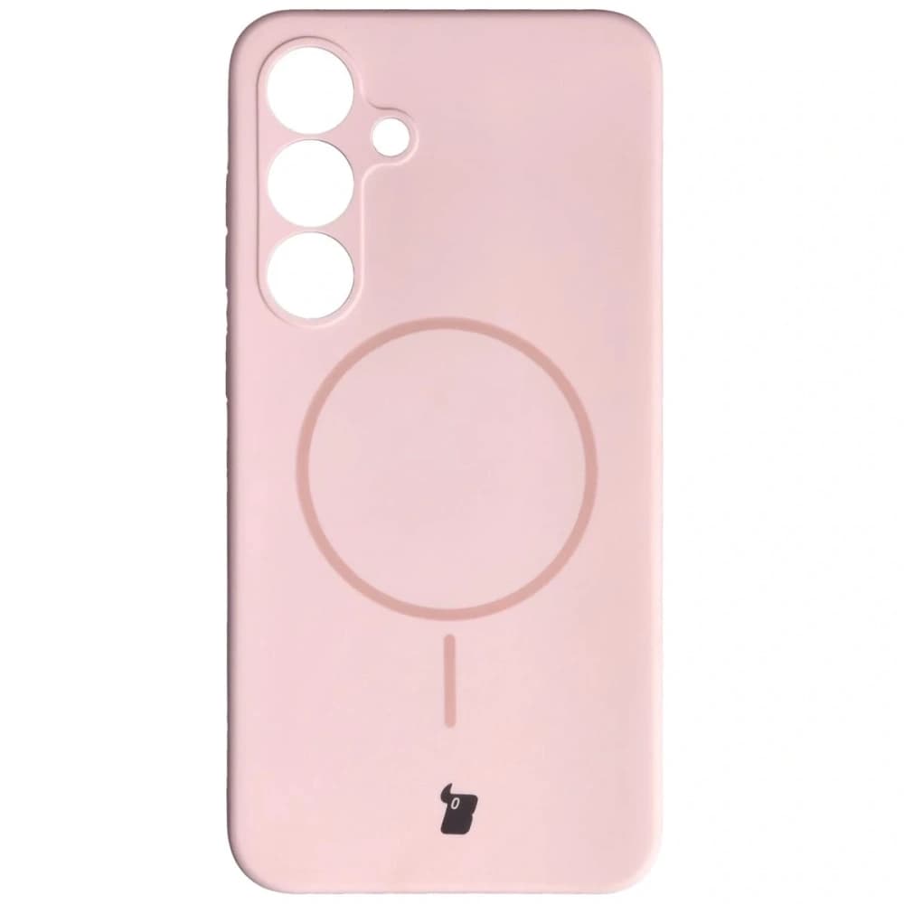 Bizon Soft Case Magnetic Samsung Galaxy S25+ Plus világos rózsaszín - 2