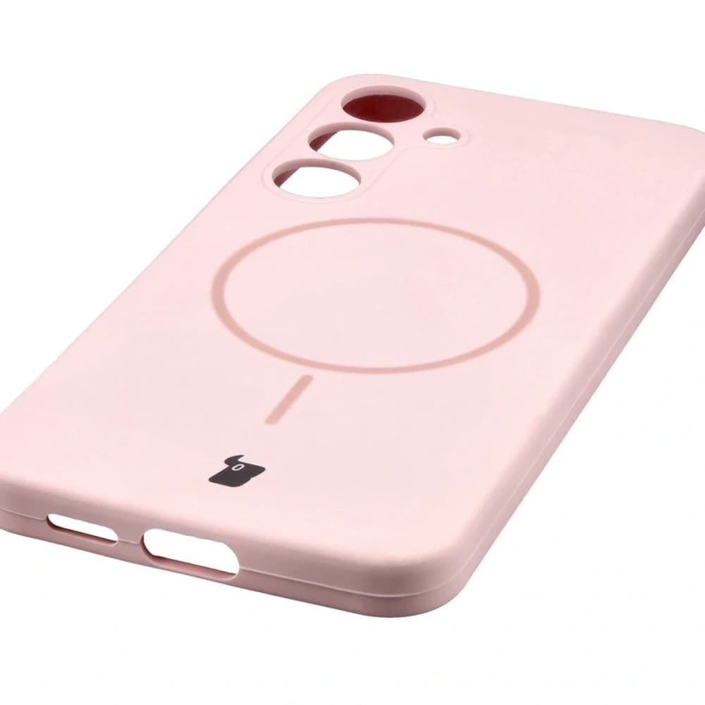 Bizon Soft Case Magnetic Samsung Galaxy S25+ Plus világos rózsaszín - 3