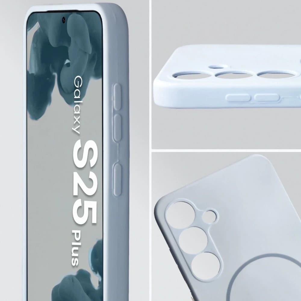 Bizon Soft Case Magnetic Samsung Galaxy S25+ Plus kék - 6