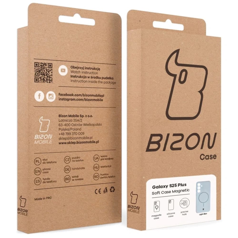 Bizon Soft Case Magnetic Samsung Galaxy S25+ Plus kék - 9