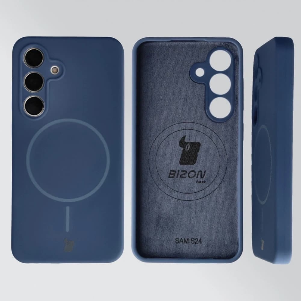 Bizon Soft Case Magnetic Samsung Galaxy S24 navy blue - 5
