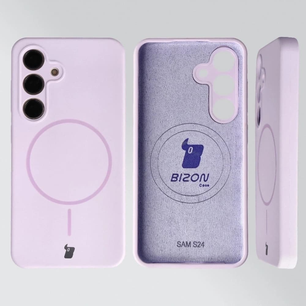 Bizon Soft Case Magnetic Samsung Galaxy S24 light purple - 5