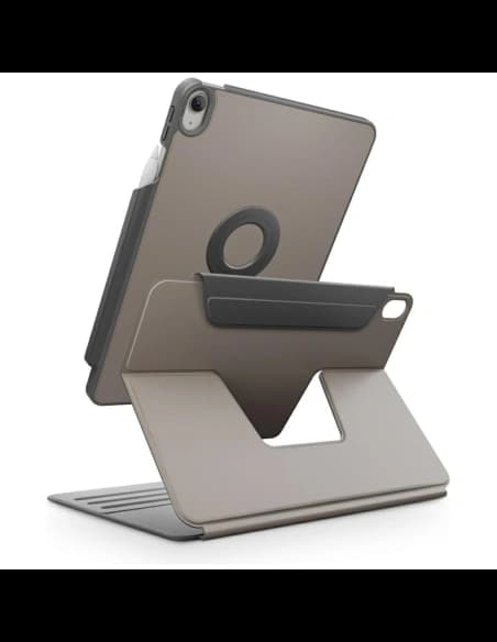 UNIQ Rovus Snapmount Magnetisch 360 Grad Rotierbar Abnehmbar Apple iPad Air 11" 2024 / 11" 2025 / iPad Air 10,9" 2022/2020 grau