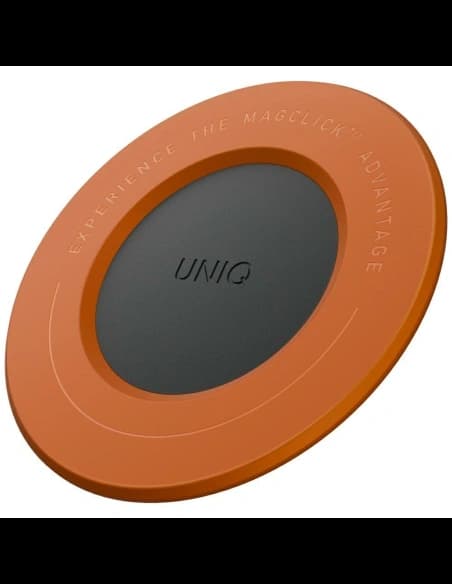 UNIQ SnapMount magnetic holder self-adhesive orange/charcoal