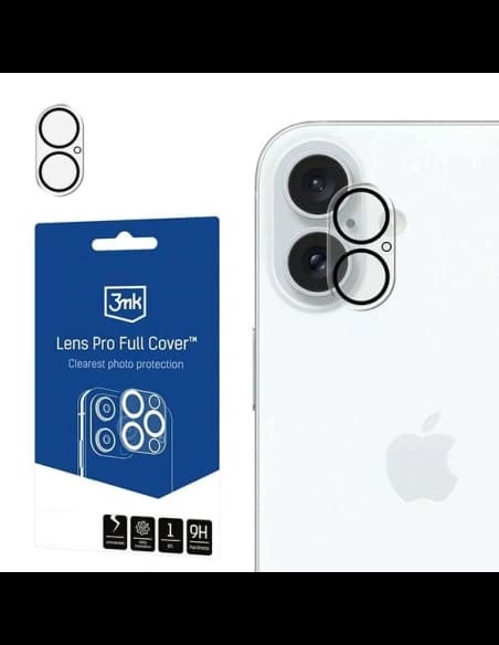 3MK Lens Pro Vollschutz Apple iPhone 16 / 16 Plus