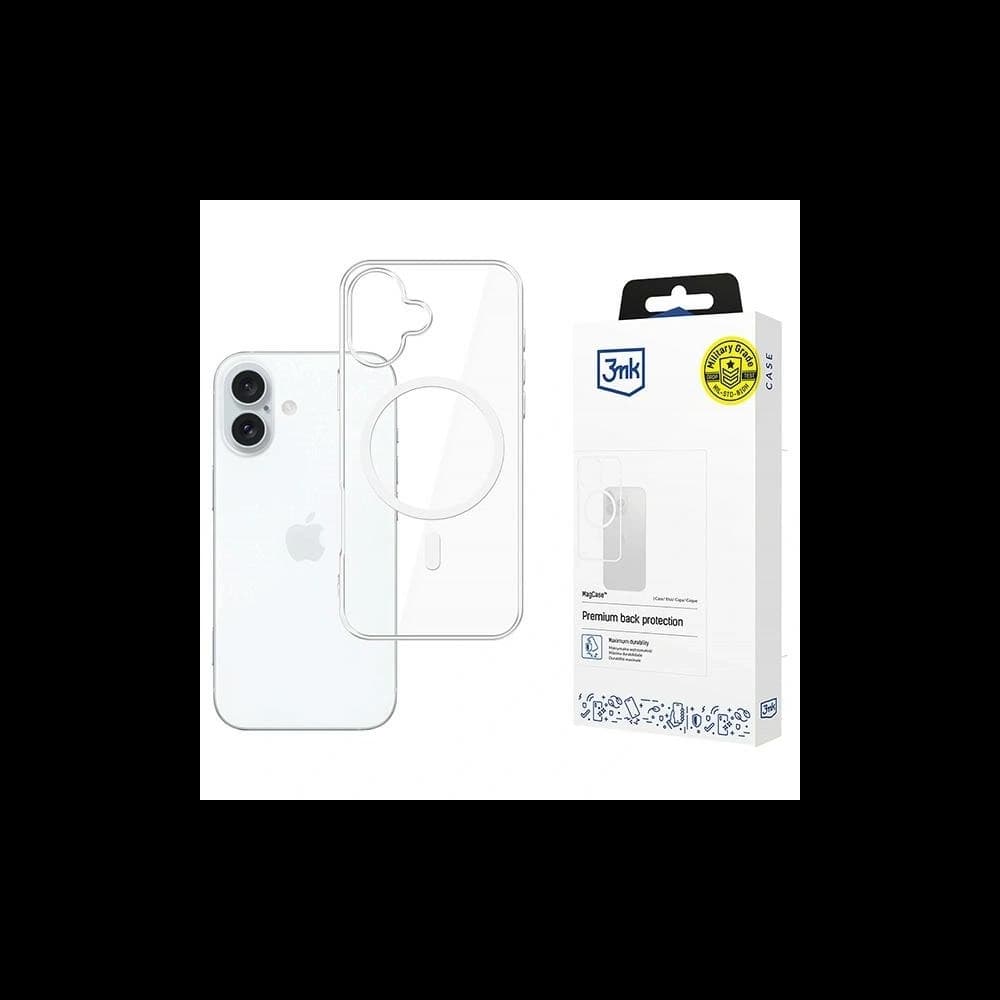 3MK MagCase MagSafe Apple iPhone 16 Plus transparent - 1