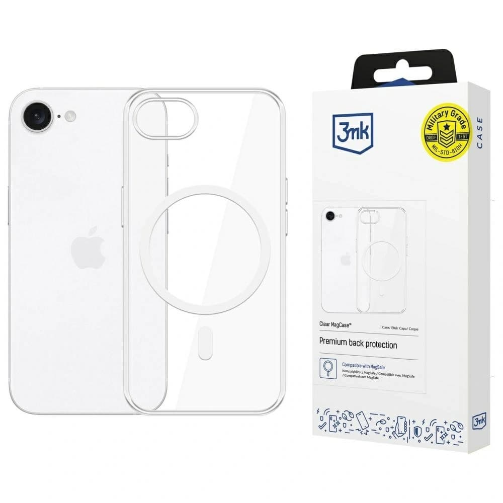 3MK Clear MagCase Apple iPhone 16e - 1