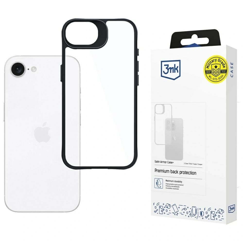 Carcasa 3MK Satin Armor+ pentru Apple iPhone 16e - 1