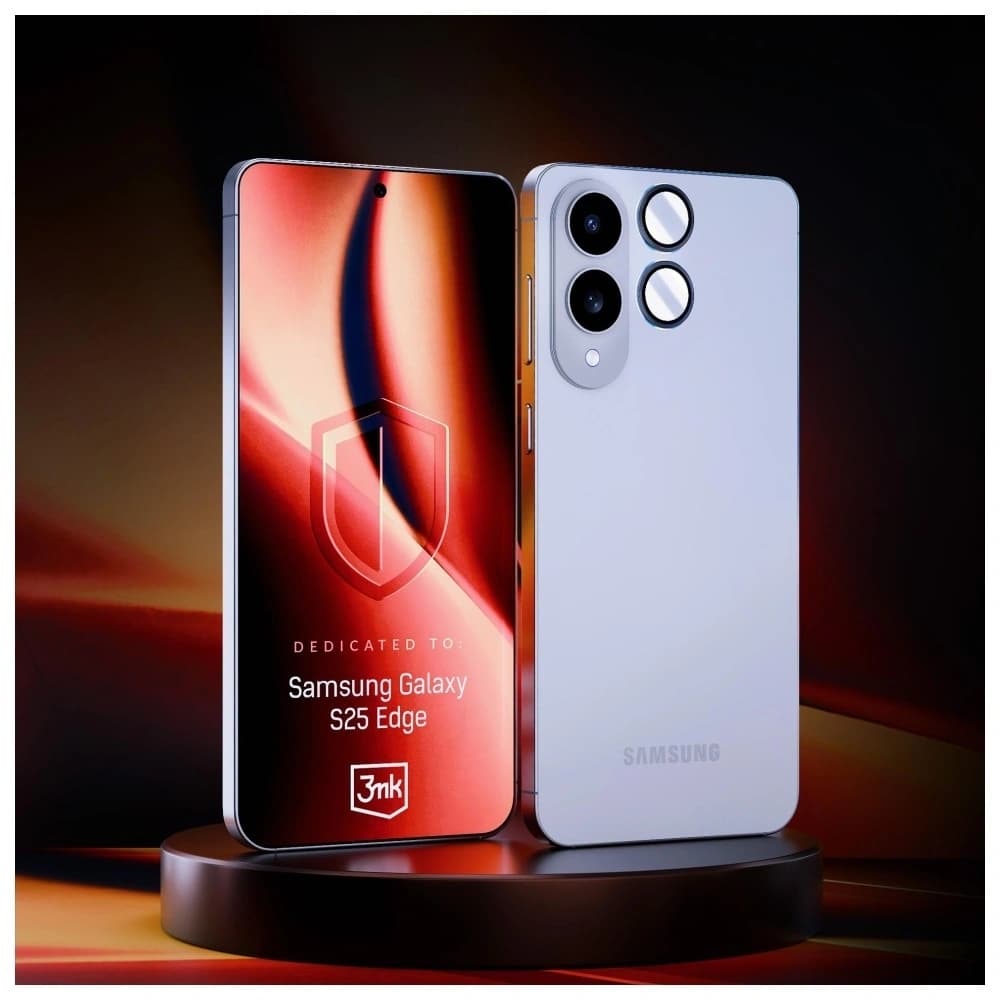 Protecție lentilă 3MK Pro pentru Samsung Galaxy S25 Edge negru - 8