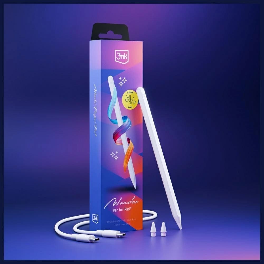 3MK Wonder Pen mágneses USB-C stylus iPadhoz - 7