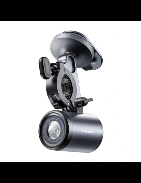 Baseus PrimeTrip 2-in-1 Fahrradhalterung für Handy + 600lm USB-C Taschenlampe (schwarz)