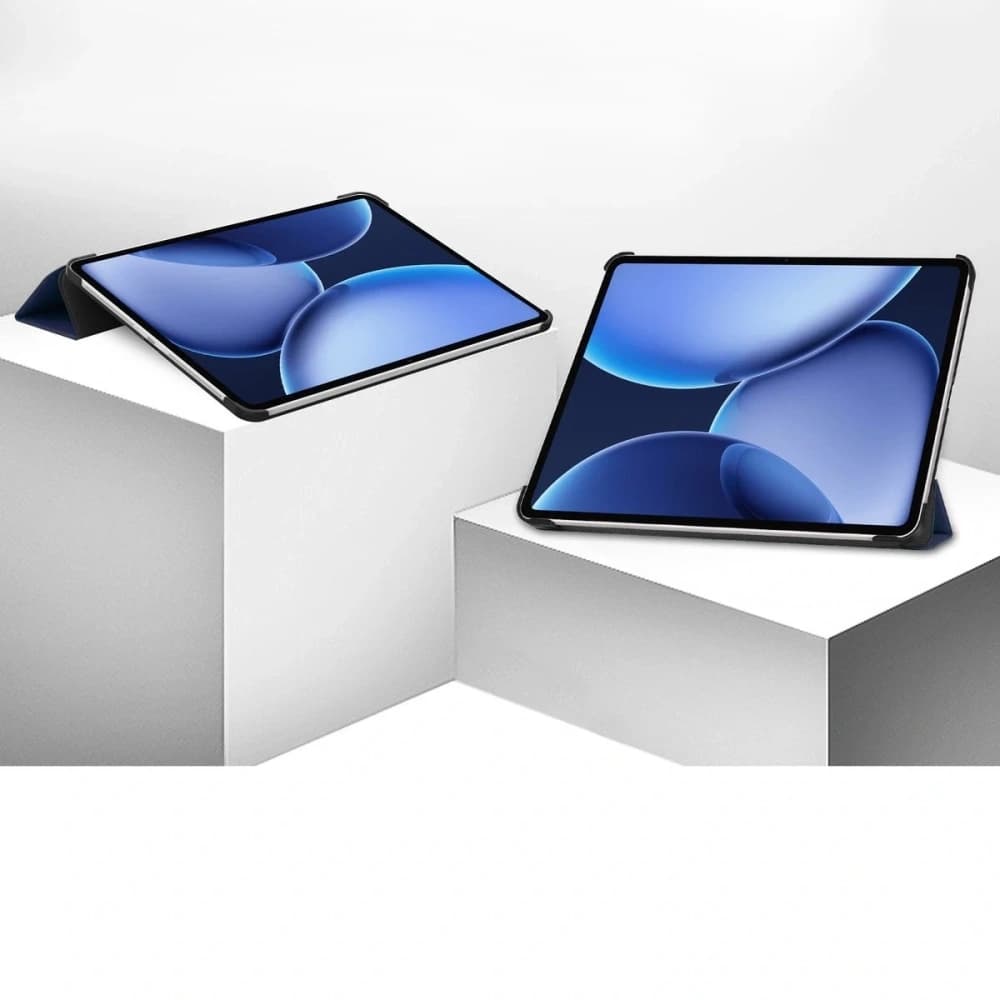 Husa Bizon Tab Croc OnePlus Pad 3 / 2 Pro / OPPO Pad 4 / 4 Pro albastru marin - 2