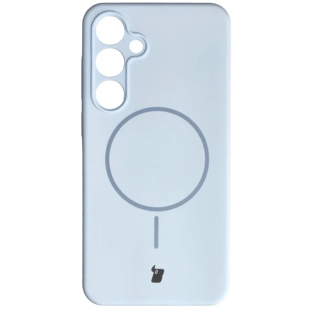 Husa moale Bizon cu magnet pentru Samsung Galaxy S24+ Plus, albastră - 2