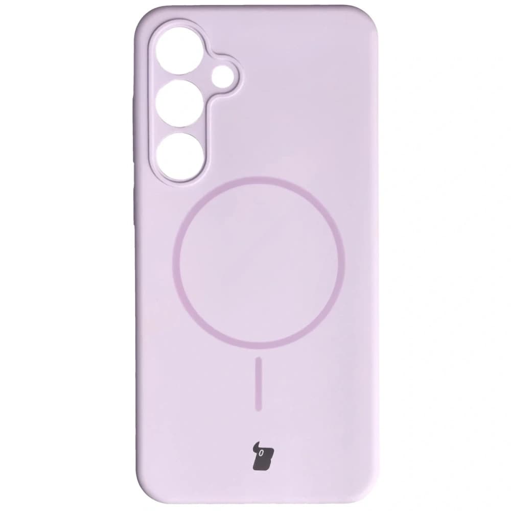 Husa moale Bizon cu magnet pentru Samsung Galaxy S24+ Plus violet deschis - 2