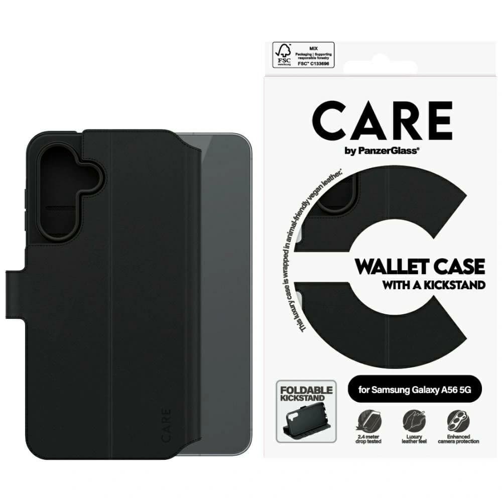 CARE von PanzerGlass Feature Wallet Kickstand Samsung Galaxy A56 5G schwarz - 1