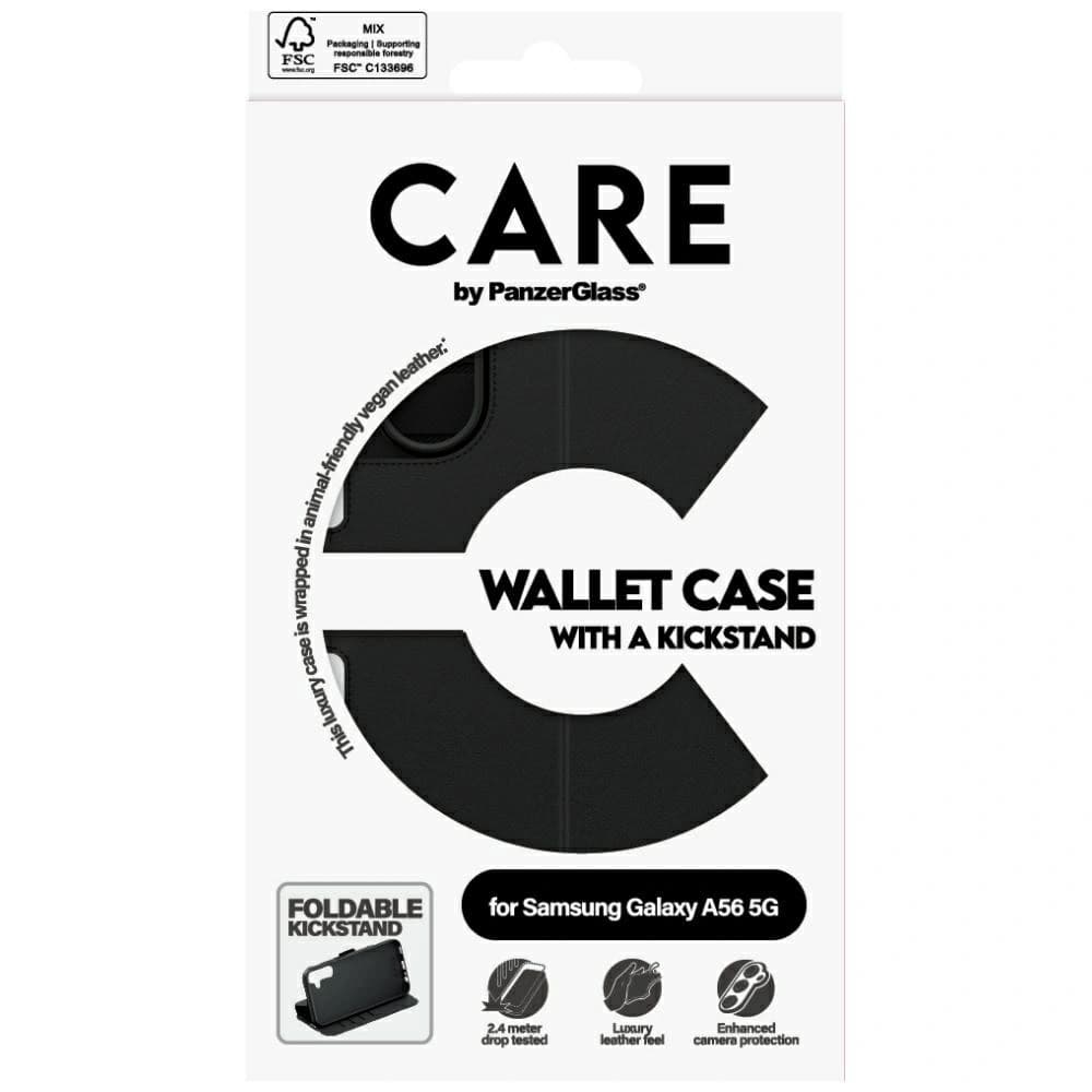 CARE von PanzerGlass Feature Wallet Kickstand Samsung Galaxy A56 5G schwarz - 5