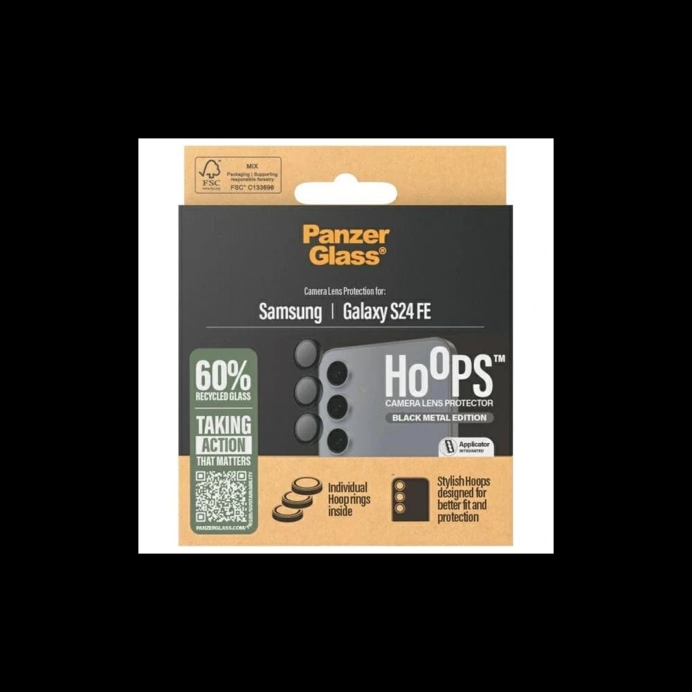 PanzerGlass Hoops Kamera Samsung Galaxy S24 FE schwarz - 4