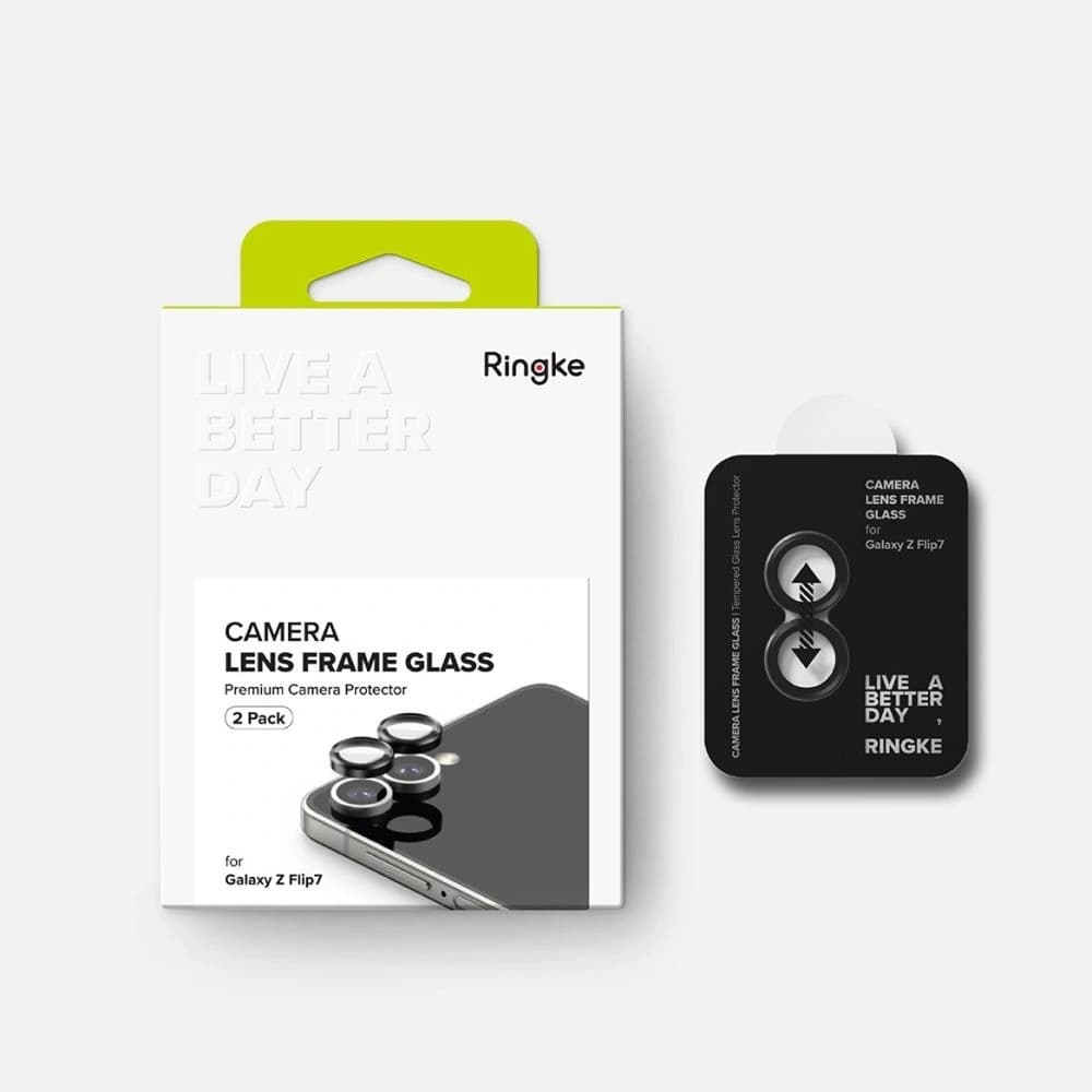 Ringke Kamera Rahmen Schutz Samsung Galaxy Z Flip 7 Schwarz [2 PACK] - 8