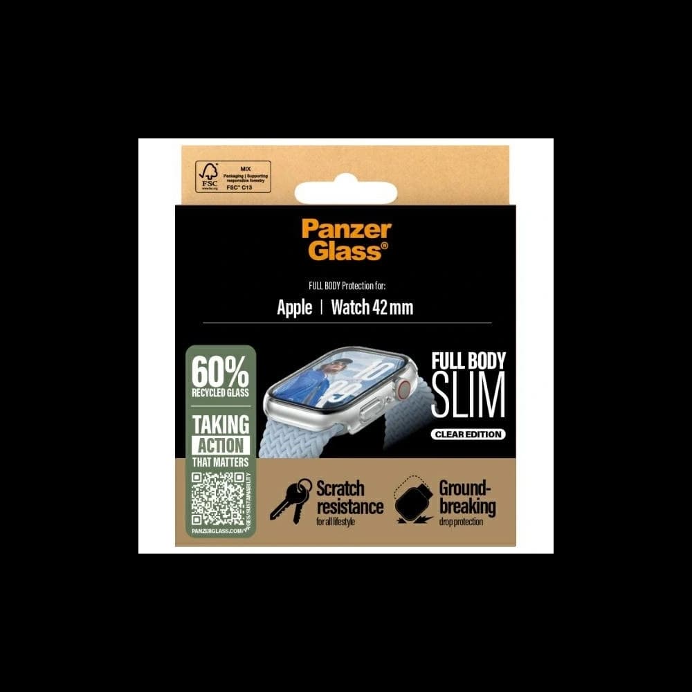 PanzerGlass Snappie Full Body Apple Watch 10 / 11 42mm clear - 4