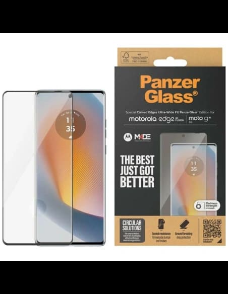 PanzerGlass Ultra-Wide Fit Motorola Edge 50 Fusion / Moto G85